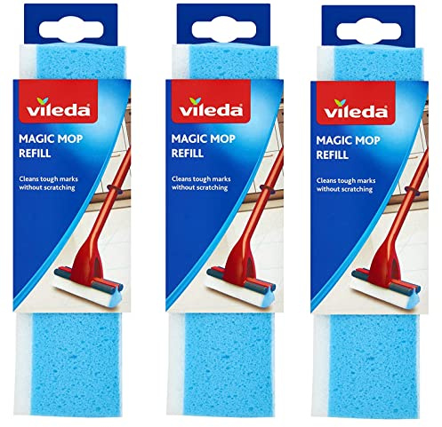 Vileda Magic Mop Angled Head Refill - 096511 X 3 by Vileda
