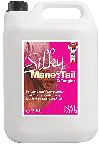 Silky Mane & Tail D-Tangler, NAF, Horse Grooming, 2.5L Refill