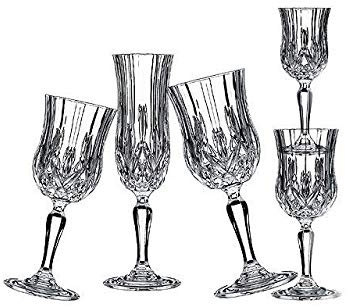 RCR Set 6 Calici vino in Vetro opera cristallo cristalleria