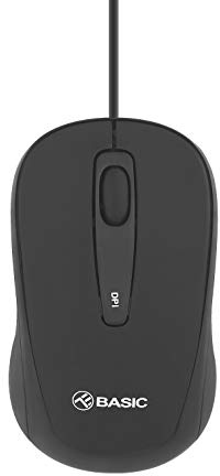 TELLUR Mouse con filo Di base, mini, USB, nero