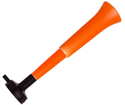 FUN FAN LINE - Confezione da 3 Trombe Vuvuzela a Tre Corpi | Clacson Compatto e Smontabile per Calcio, Feste ed Eventi Sportivi | 98 DB Animazione per Bambini e Adulti Facile da Trasportare (Olanda)