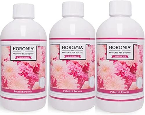 Profumatore per bucato, Confezione da 3x500 ml (Petali di Peonia)