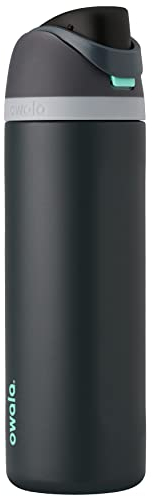 Owala FreeSip Borraccia Termica Acciaio Inox con Cannuccia, 945 ml – Bottiglia Termica Isolata per Sport e Viaggio, Senza Perdite, Senza BPA, Foggy Tide