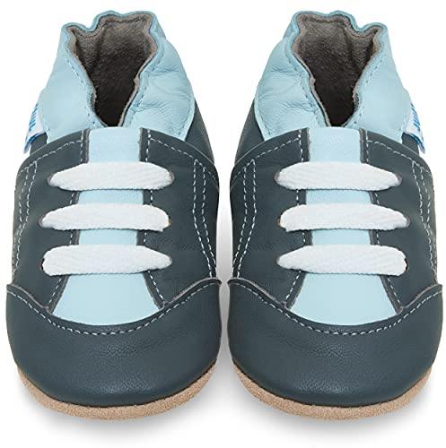 Juicy Bumbles Lauflernschuhe Jungen Krabbelschuhe Baby Schuhe 12-18 Monate Graue Turnschuhe