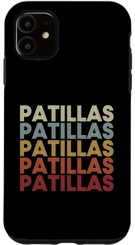 Hülle für iPhone 11 Patillas Puerto Rico Patillas PR Vintage Text