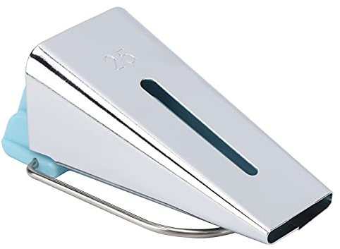Glomora Tape Maker 5 Größen Stoff Schrägband Maschine Set DIY Quilten Saum Werkzeuge Kit für Haushalt (25mm sky blue)