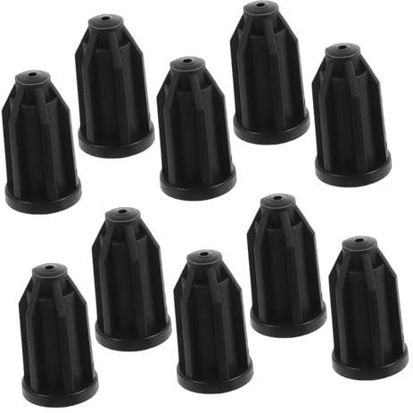 MUSISALY 10 Stück Universal Radsatz Lenkrollenhülse Lenkrollenhülsen Lenkrollenhülsen Einsätze Möbeleinsatz Stecknuss Stieleinsätze Hülsen Lenkrollen Stielhülsen Ersatz Pp