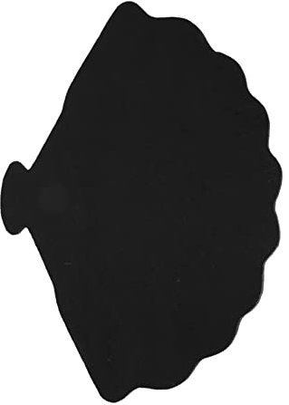 Cabilock Sartén En Forma De Abanico Plato De Pizarra Ideal Para Servir Comida Vajilla De Cocina Calidad Superior