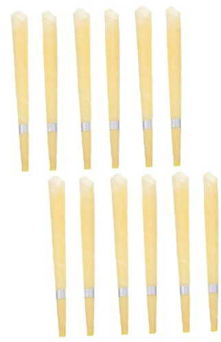 VALICLUD 12 Stück Ohr Aromatherapie Stäbchen Aus Bienenwachs Kompakter Aromatherapie Stick Komfortabel Verbessert Schlaf Und Reinigung Ohrenschmalz Zubehör Für Entspannung