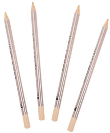 FONDOTIN 4 piezas Lápices Correctores Impermeables Unidades para Ojeras y Manchas Concealer Pens Compactos para Maquillaje Profesional y Uso Diario