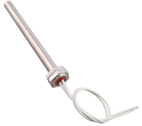 Cartridge Heater Electric Immersion Cartridge Heating with 1 BSP Thread and Locknut 240v 2400W /3600W(240 3600W)