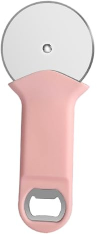 DOITOOL Coltello per Pizza in Acciaio Inossidabile Tagliapizza Multifunzionale con Ruota Affilata Manico Ergonomico Antiscivolo Cutter per Impasto e Mozzarella Strumento da Cucina