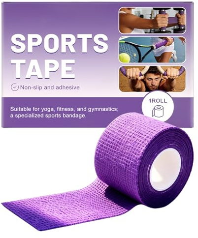 Teksome Ruban de Grip - Résistant à la Transpiration Portable Antidérapant - Rouleau de Poignée pour Raquette de Badminton - pour Maison Extérieur Pratique Haltérophilie Gymnastique Hockey Baseball