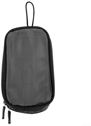 Honseadek Soporte para teléfono de 7 pulgadas, para motocicleta, bolsa de depósito, piel sintética, soporte magnético, ventana GPS, puerto para auriculares, se adapta a depósitos de combustible de