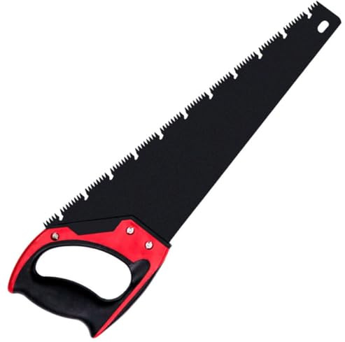 Sierra manual para madera, sierra manual de 16 pulgadas, dientes agresivos, recorte de carpintería, rama de árbol, poda, herramienta de tubería de PVC para uso diario