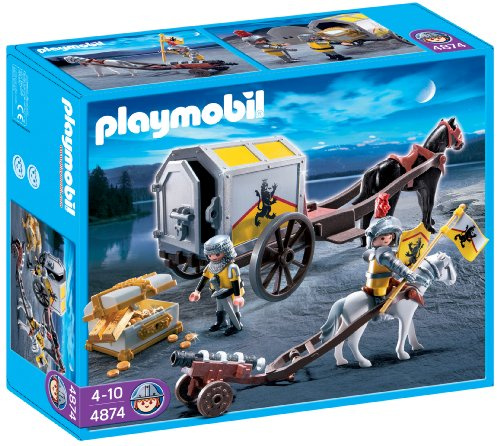 PLAYMOBIL - Transporte del Tesoro de los Caballeros del León (4874)