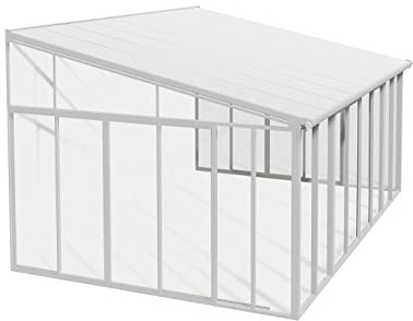 Palram Sanremo Veranda Wintergarten, weiß, 382 x 435 x 310 cm