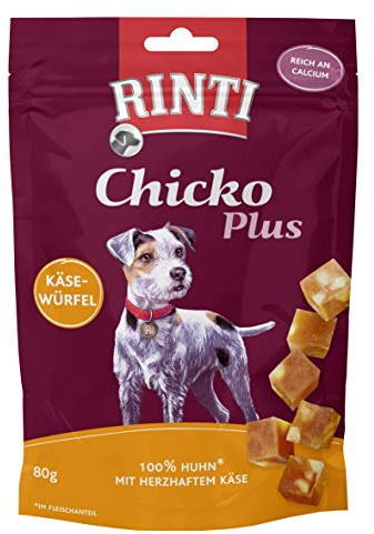 RINTI Chicko Plus Käsewürfel mit Huhn 12x80g