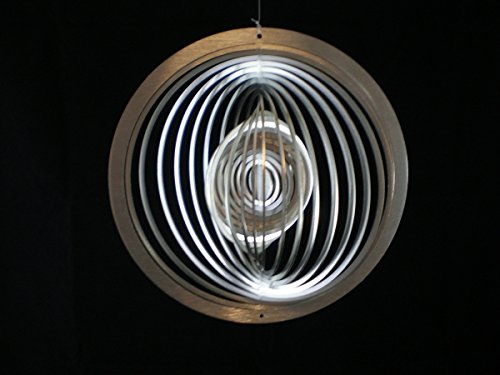 Manufaktur Lichtbogen Edelstahl Windspiel Kreis fein - 12,5 x 12,5 cm