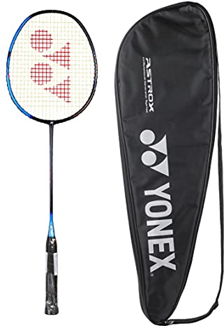 YONEX Smash Badmintonschläger (G4, 73 g, 12,7 kg Spannung) (Schwarzblau)