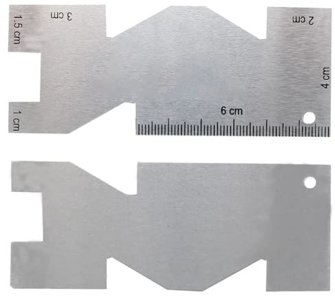 Beito Métal Règle Mesure Jauges De Mesure Quilting Gauge Accessoire pour Outil Coutures Broderie Artisanat Needlework Traitement