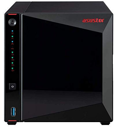 Asustor Seagate IronWolf AS5304T - Servidor NAS (4 bahías, 32 TB, 4 módulos de 8 TB)