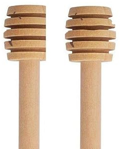 Küchenmaster 2er-Set Honiglöffel aus Olivenholz | 15 cm lang | Honigheber Honigspirale Dosierer von Honig & Sirup tropf- und kleckerfrei Holzlöffel | Praktische Helfer für Honig Liebhaber!