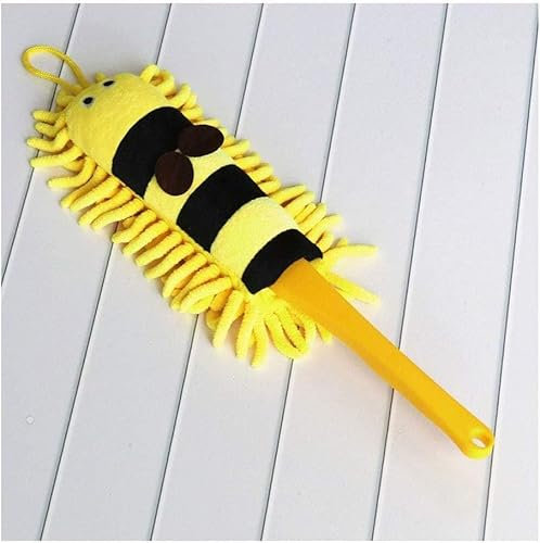RAKUTE Ensemble Plumeau Plumeau Chenille Duster Bureau Nettoyage Animal Domestique, Brosse de Lavage for Maison, Bureau et Voiture - Multicolore - Paquet de 5 Plumeaux à Poignée Brosses (Color : E)