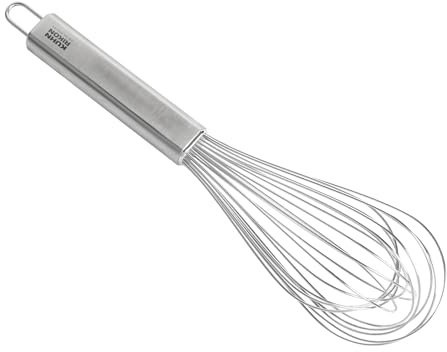 KUHN RIKON Essential Ballon-Schneebesen, Silber | Schnelles und effizientes Mischen von Teig und Saucen mit hervorragendem Ergebnis