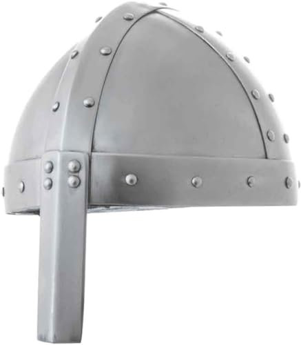 Steel Spangenhelm Mittelalter Nasenschutz Wikinger Kampfhelm