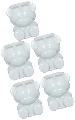 Cabilock 5St auslaufsicherer Eisformer Bär Eismaschine Handform Eiswürfel Silikonformen Eisformer aus Silikon handgefertigter Eisformer Fudge ehemalige Gummibärchen Puck Schimmel Kieselgel