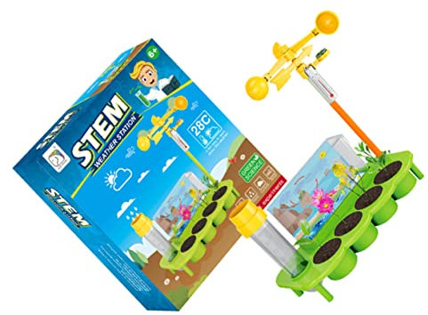 BESTonZON Yanghua Boy Girl-friendly Meteorological Monitoring Station Interactive Rainfall Toy Develop Boys and Girls Skills Bright Colors