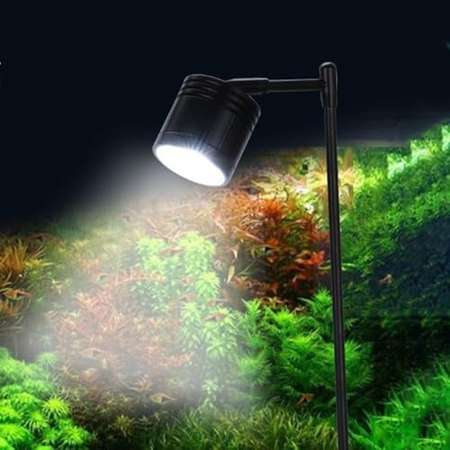 LED Aquarium Light, Three Adjustable Color Temperatures, Fish Tank with External Switch, Simulating Seabed Spectra