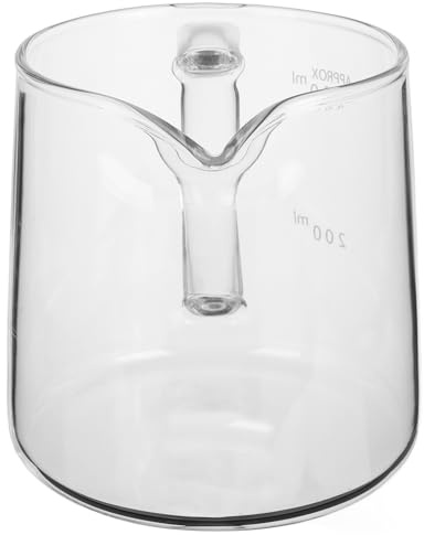 BESPORTBLE Jarra de Vidrio Resistente al Calor para Café de Tetera de Vidrio Borosilicato para Goteo Manual y Café Frío para Compartir Casa y Oficina