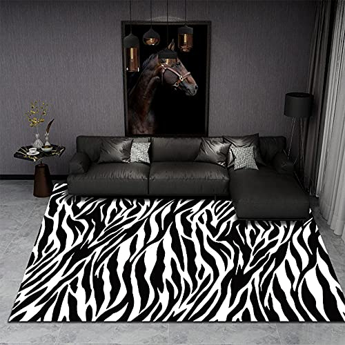 NUNGBE Teppich Wohnzimmer 160x230 cm Groß Weicher Teppich für Esszimmer & Schlafzimmer - Rutschfest, In & Outdoor, Waschbar