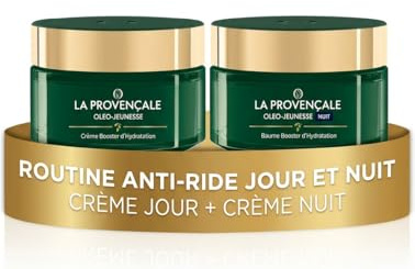 La Provençale Bio - Routine Visage Anti-Âge Crème Jour & Nuit Certifiée Bio - Huile d'Olive BIO AOP Provence - Pour Tous Types de Peaux