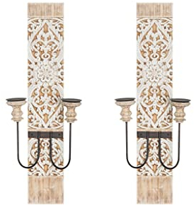 HEXEH Kerzenhalterhalter Hanging Kerzenlestick -Ornamente Retro Nordic Romantic Homestay Wandkerzenhalter Fotofotografie Hintergrunddekorationen Kandelaber