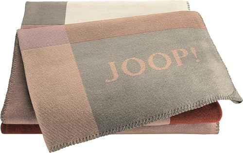 Joop! Wohndecke Mosaic Baumwollmischung Rouge Größe 150x200 cm