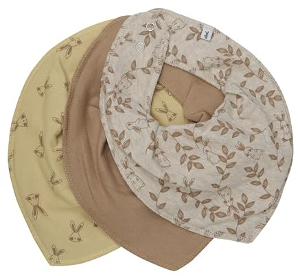 Pippi Unisex baby triangel haklapp, flerfärgad, one size