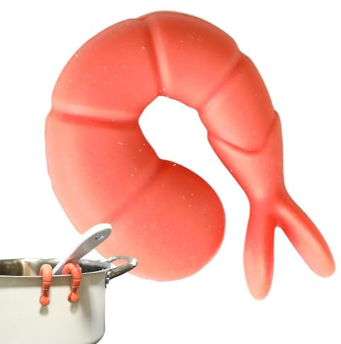 Pot Lid Lifter, Pot Lid Overflow Protection, Silicone Pot Lid Holder, Boil Over Stopper, Cute Lid Lifter, Decoration, Pot Clip, Steam Remover, Heat Resistant, for Home Kitchen