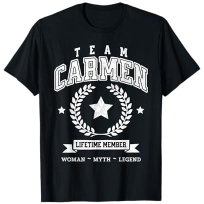 Funny Name Support, Membro a Vita del Team Carmen Maglietta
