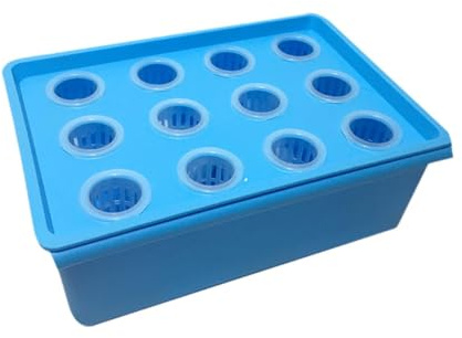 LZVMLNQI Boîte de culture hydroponique 12 trous pour légumes d'intérieur