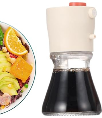 Generisch Dispenser di spezie per bottiglia d'olio, elegante contenitore per, barbecue, friggitrice ad aria calda, insalata, ristorante, bar, compiti culinari di cuochi, 11 x 6,5 x 4,5 cm