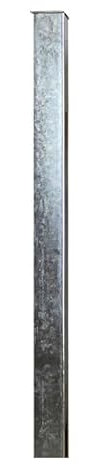 BAUER - Zaun- Torpfosten VZ, zum Einbetonieren, 60x60x3mm, L = 1300mm