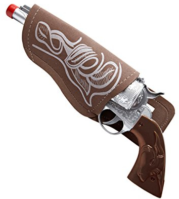 W WIDMANN MILANO Party Fashion 9804C - Cowboypistole mit Halfter und Gürtel, Waffe, Gewehr, Wilder Westen, Cowboy, Sheriff, Mottoparty, Karneval