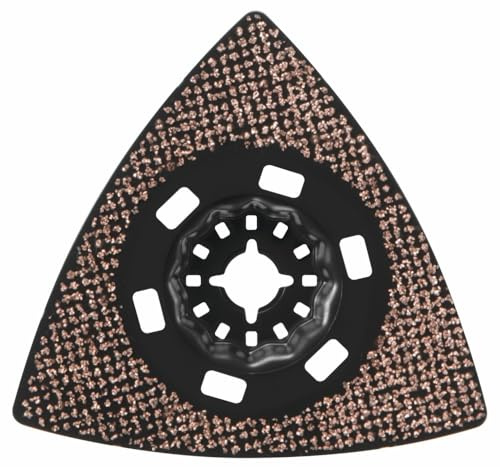 Bosch OSL350CR4 Starlock Oszillierendes Multifunktionswerkzeug, Hartmetall, Körnung 40, Delta-Schleifpad