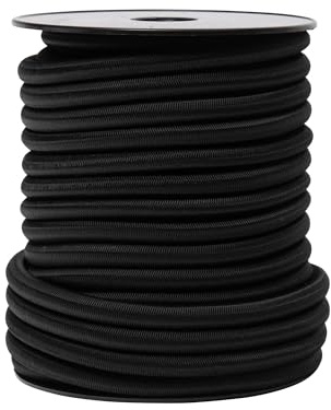 WERKA PRO Tendeur élastique Noir Ø 10mm x 20m