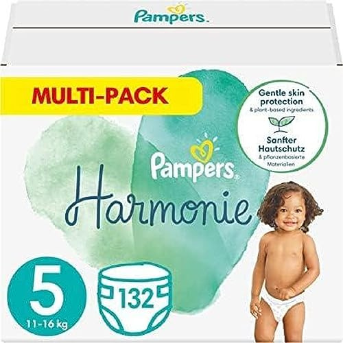 Pampers Baby Windeln Größe 5 (11+ kg) Harmonie, 132 Stück, Alte Version