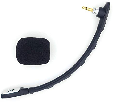 sciuU Microphone Micro Boom compatible avec ASTRO Gaming A40 TR Casque Gamer, A40 ASTRO Audio V2 pour PS4 XBox Nintendo Switch Computer PC, Réduction du Bruit, Prise jack 3,5 mm