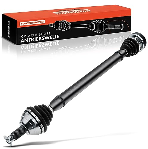 Frankberg Antriebswelle Achswelle ohne ABS Ring Vorderachse Rechts Kompatibel mit A2 8Z0 Ibiza III 6L1 Fabia I 6Y2 Fabia II 542 Roomster 5J7 Polo 9A 9N Replace# 6Q0407452EX